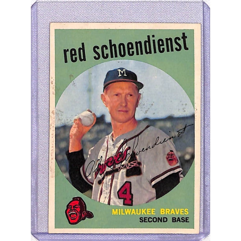 1959 Topps Red Schoendienst Nice Shape (1 of 2)