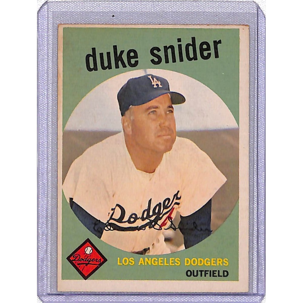 1959 Topps Duke Snider Nice Shape (1 of 2)