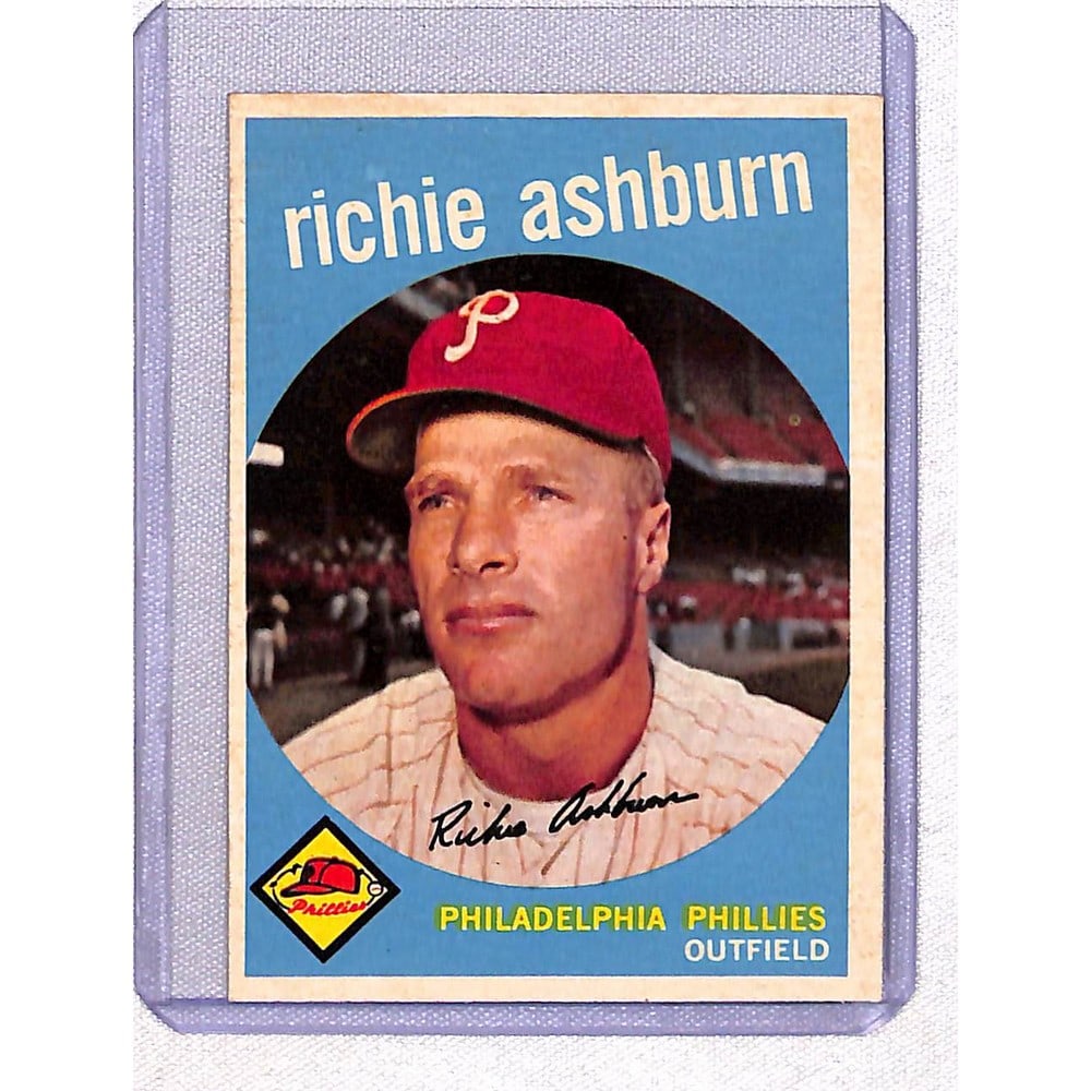 1959 Topps Richie Ashburn Nice Shape (1 of 2)