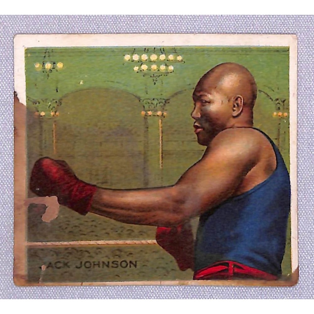 1910 T218 Jack Johnson Boxing Card: 1910 T218 Jack Johnson Boxing Card
