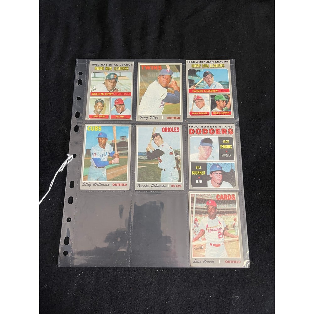 (7) 1970 Topps Baseball Stars/hof (1 of 2)