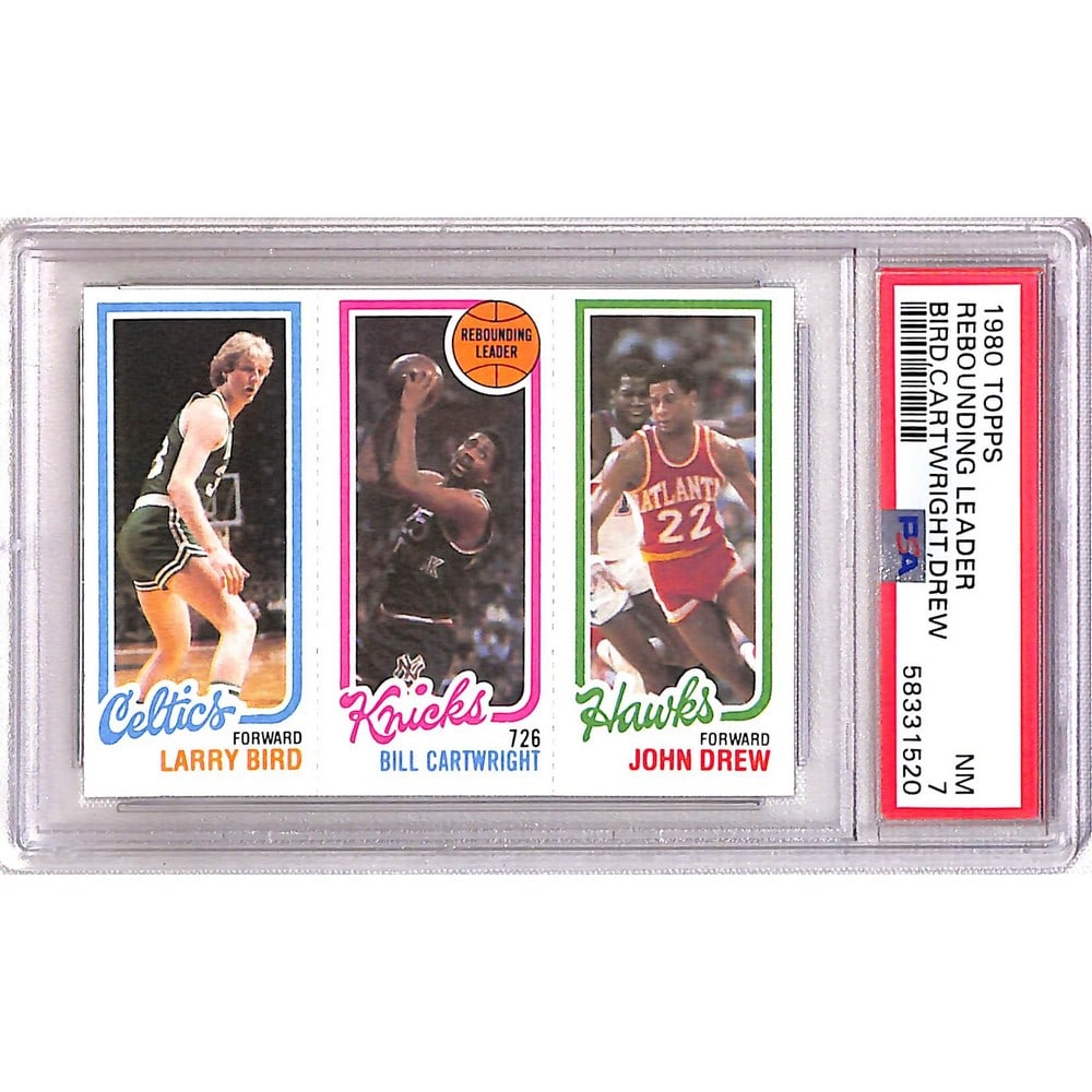 1980 Topps Larry Bird Rc Leader Psa 7 (1 of 2)