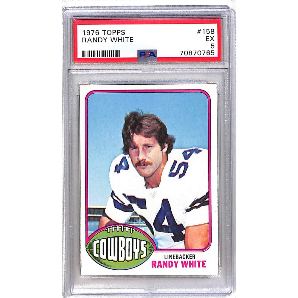 1976 Topps Randy White Rookie Psa 5: 1976 Topps Randy White Rookie Psa 5
