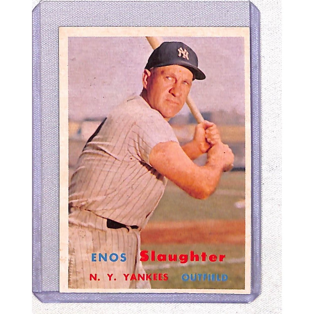 1957 Topps Enos Slaughter (1 of 2)