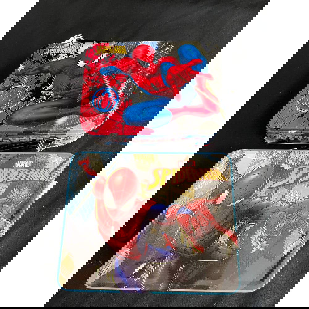 Two Spiderman Lunch Boxes Auction