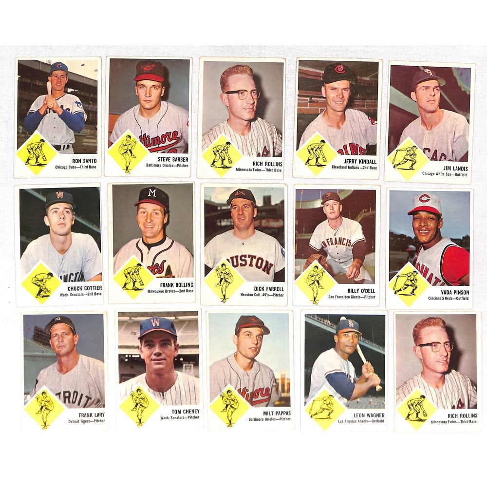 (36) 1963 Fleer Baseball Cards (1 of 1)