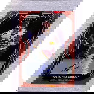 2020 Black Prizm Antonio Gibson Rc/auto 66/75: 2020 Black Prizm Antonio Gibson Rc/auto 66/75