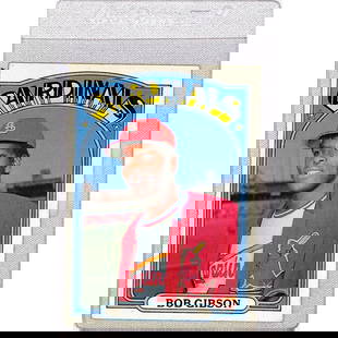 1972 Topps Bob Gibson: 1972 Topps Bob Gibson