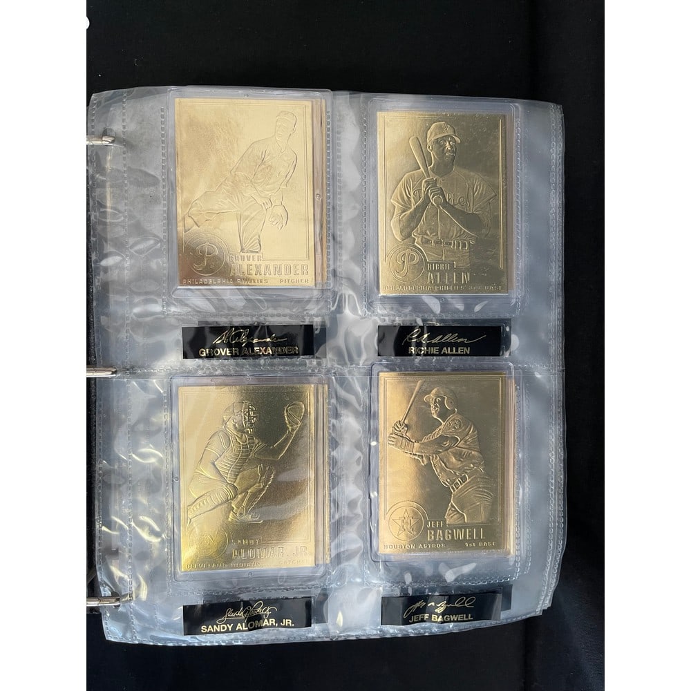 1996 Danbury Mint 22kt Baseball Set Of 100: 1996 Danbury Mint 22kt Baseball Set Of 100