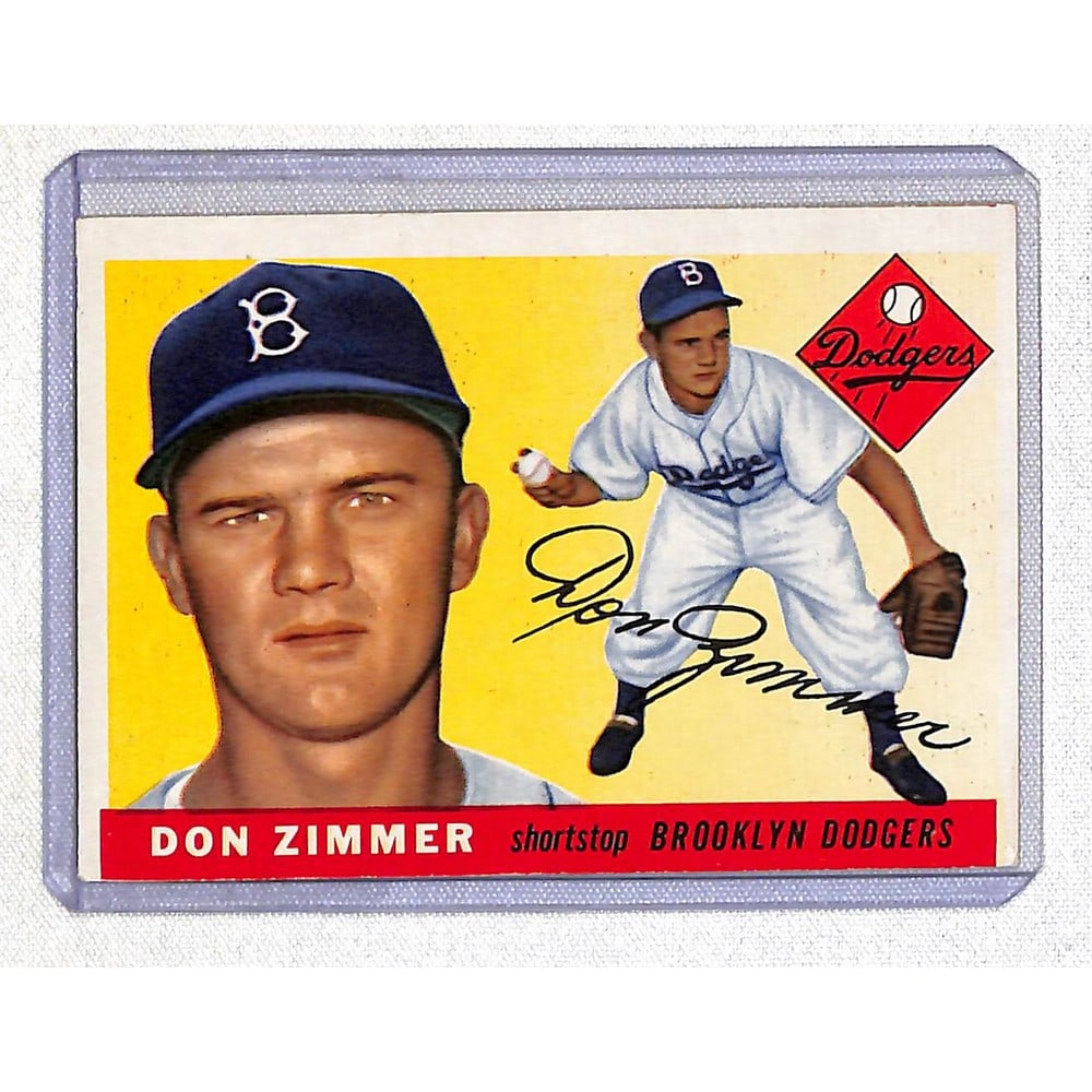 1955 Topps Don Zimmer Rookie Nice Shape (1 of 2)