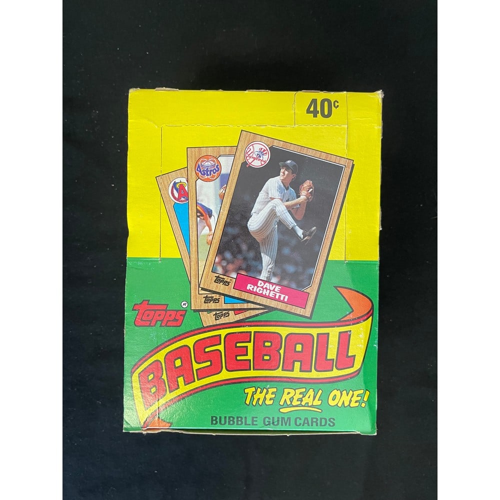 1987 Topps Baseball Full Wax Box (1 of 1)