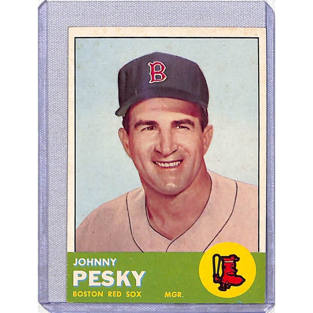 1963 Topps Johnny Pesky High Grade (1 of 2)