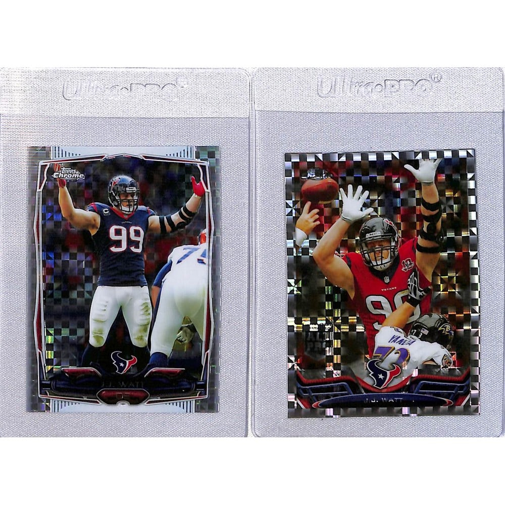 Two Jj Watt Refractor Cards (1 of 2)