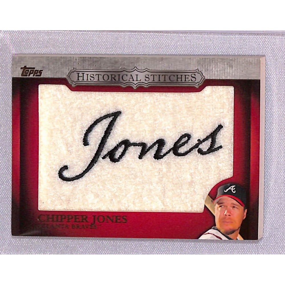 2012 Topps Chipper Jones Patch Card (1 of 2)