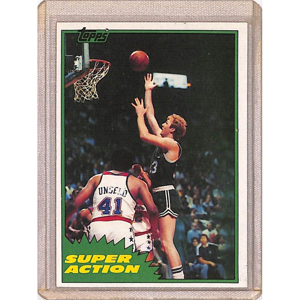 1981-82 Topps Larry Bird Super Action (1 of 2)