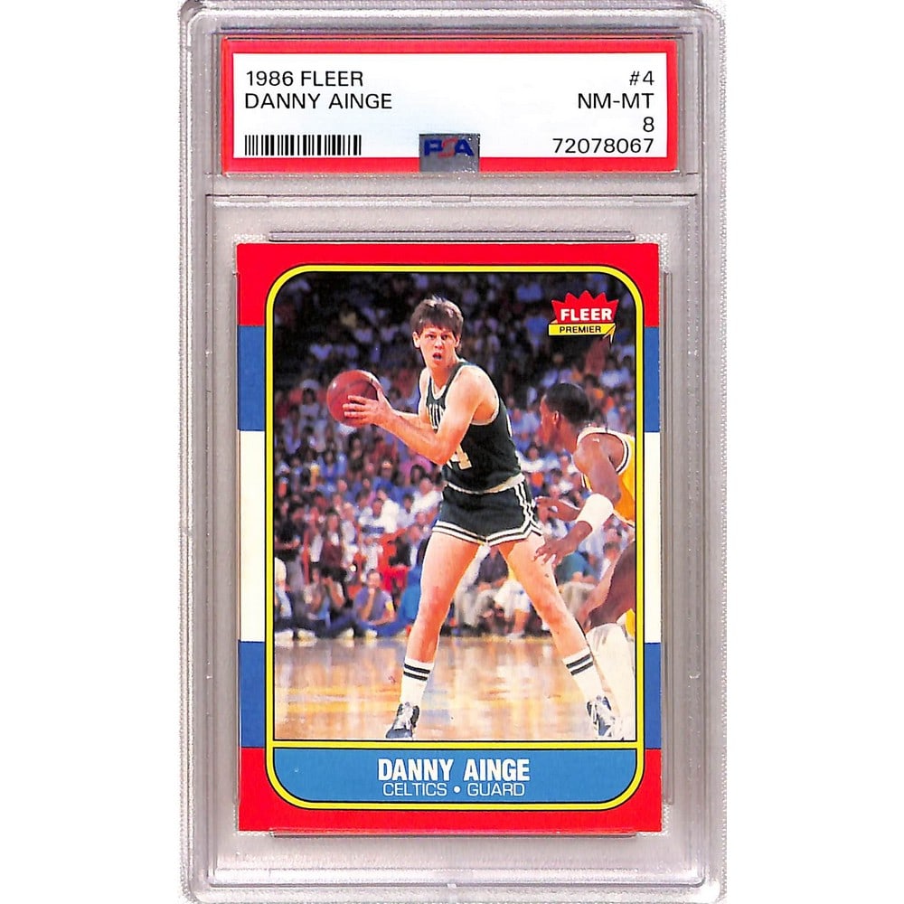 1986 Fleer Danny Ainge Psa 8 (1 of 2)