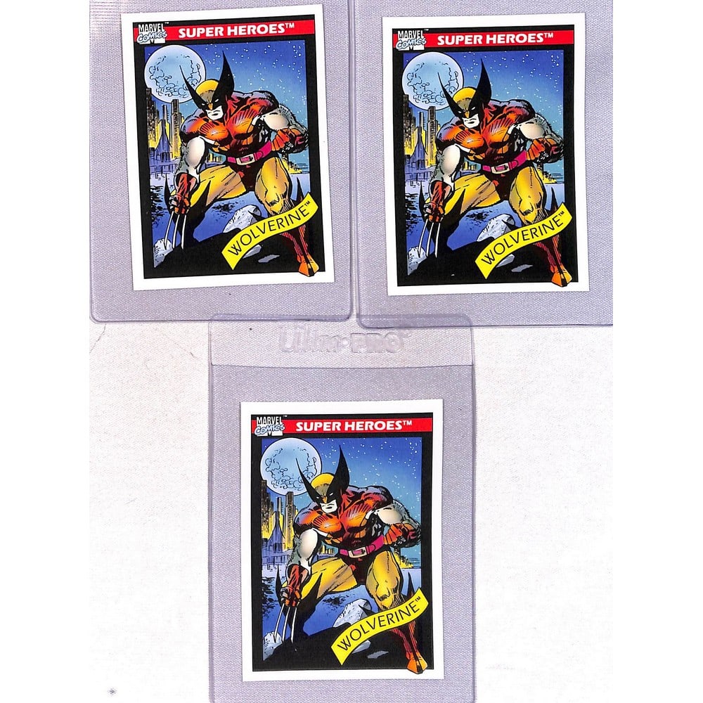 Three 1990 Marvel Wolverine Rookies (1 of 2)
