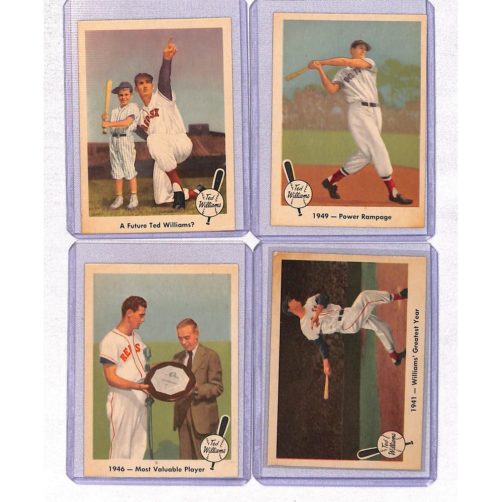 (5) 1959 Fleer Ted Williams Cards Nice Shape (1 of 4)