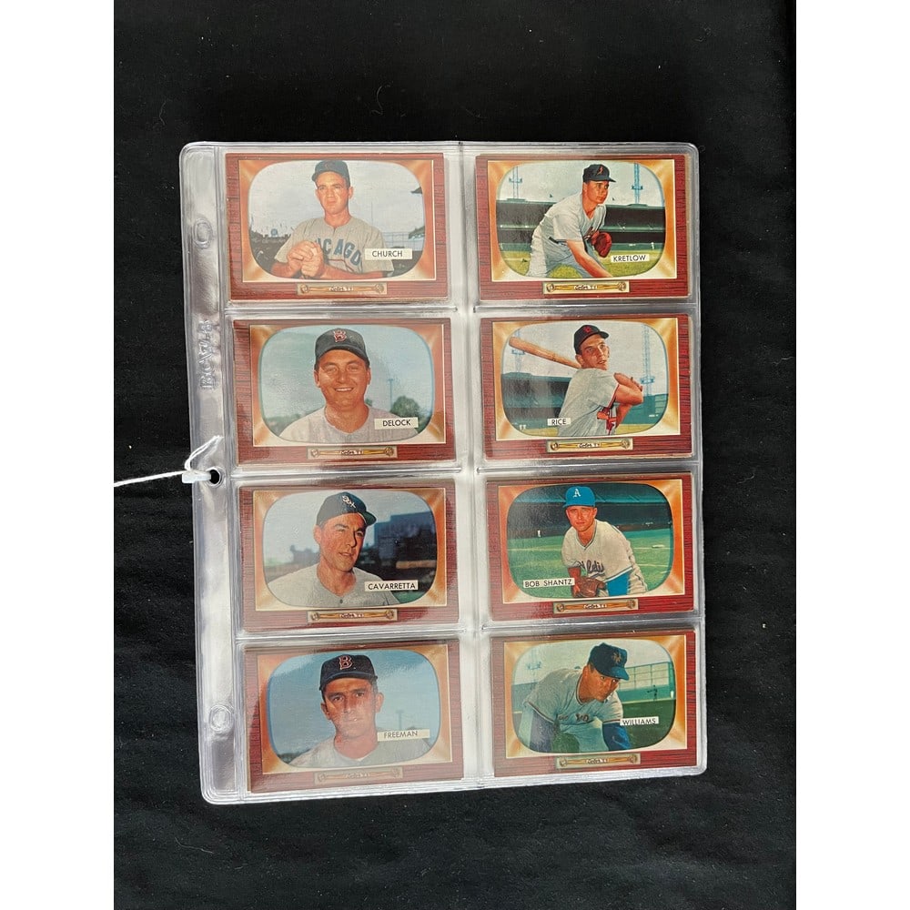 (112) 1955 Topps Baseball Cards Nice Shape (1 of 6)