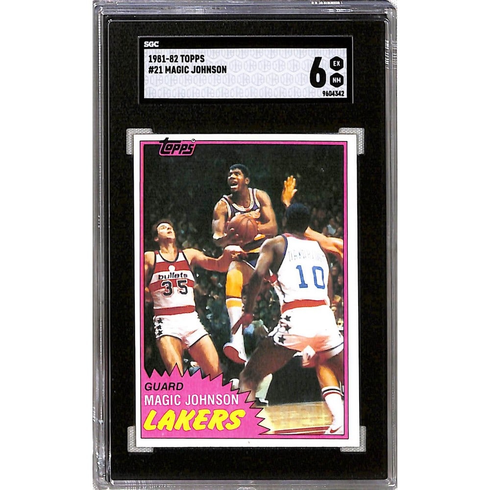 1981-82 Topps Magic Johnson Sgc 6 (1 of 2)