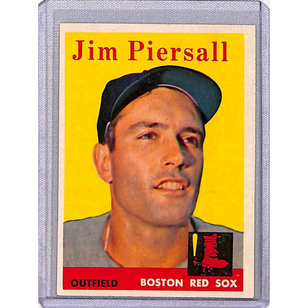High Grade 1958 Topps Jim Piersall (1 of 2)