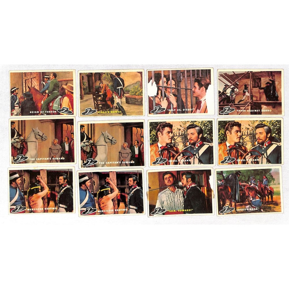 (20) 1958 Topps Zorro Cards (1 of 2)
