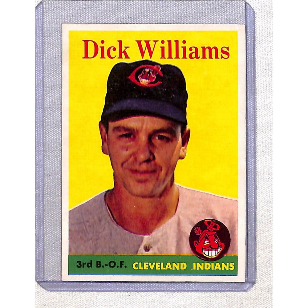 High Grade 1958 Topps Dick Williams (1 of 2)
