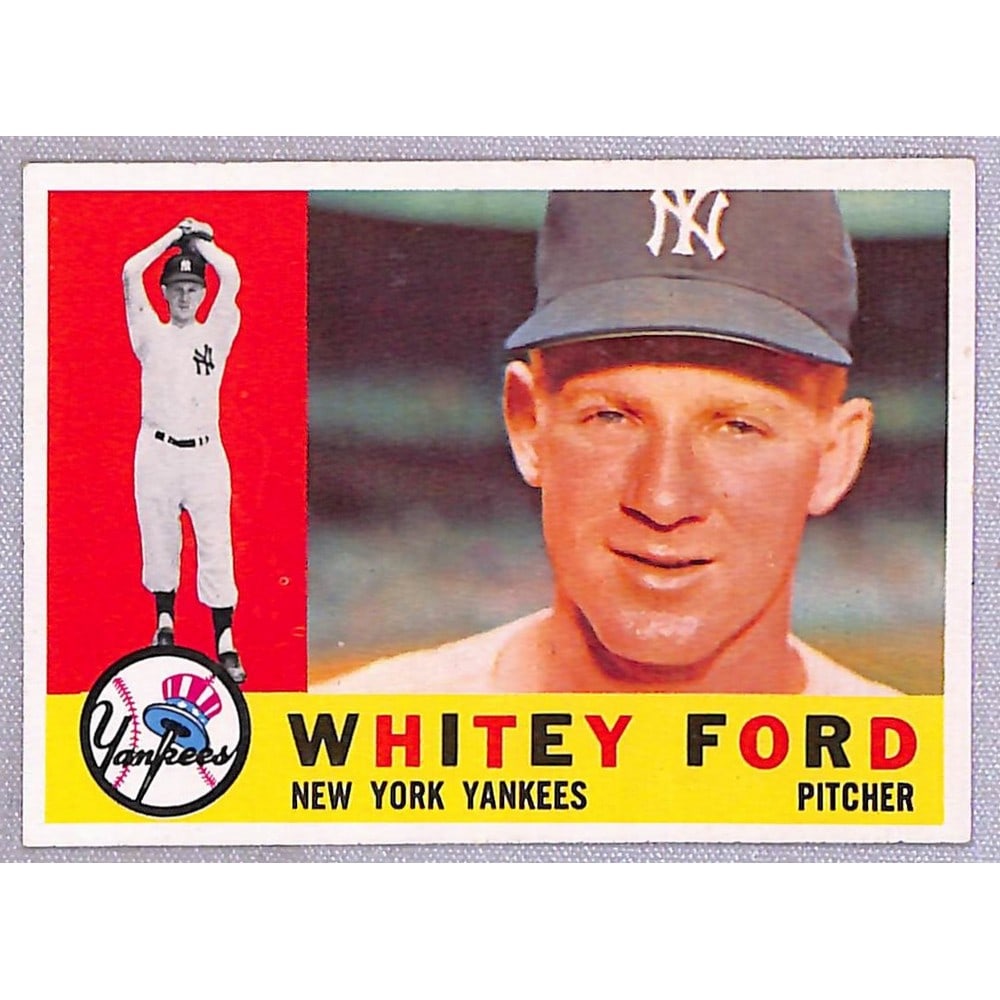 1960 Topps Whitey Ford: 1960 Topps Whitey Ford