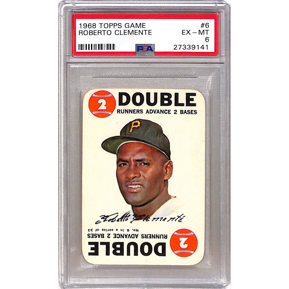 1968 Topps Game Roberto Clemente Psa 6 (1 of 2)