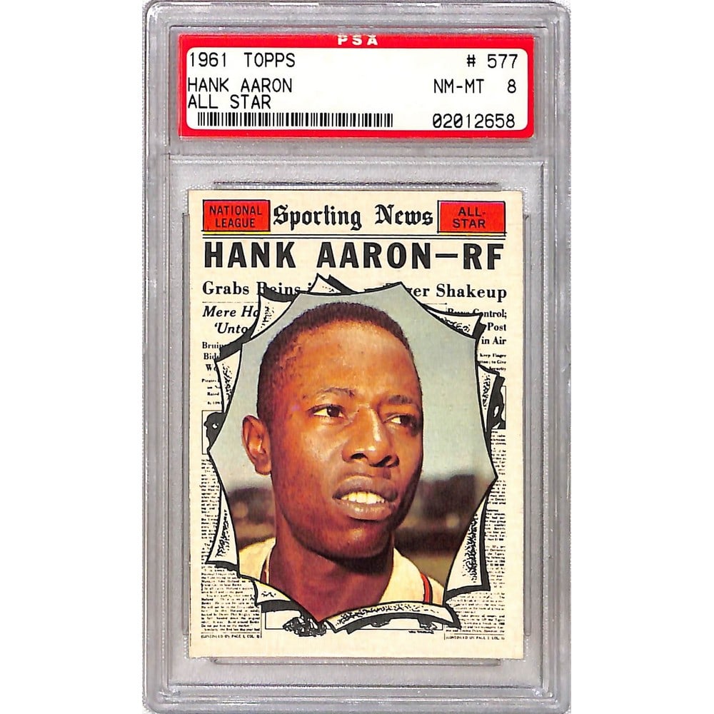 1961 Topps Hank Aaron Allstar Psa 8 (1 of 2)