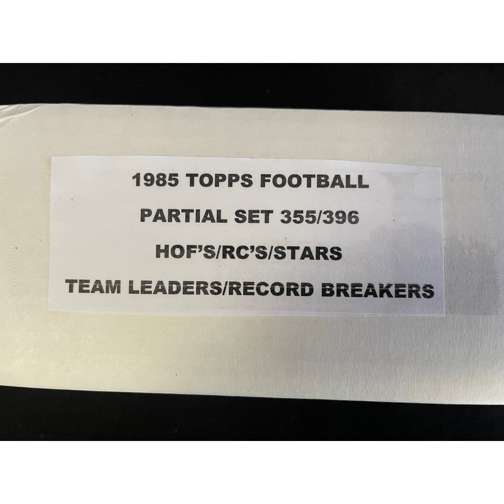 1985 Topps Football Partial Set 355/396 (1 of 5)