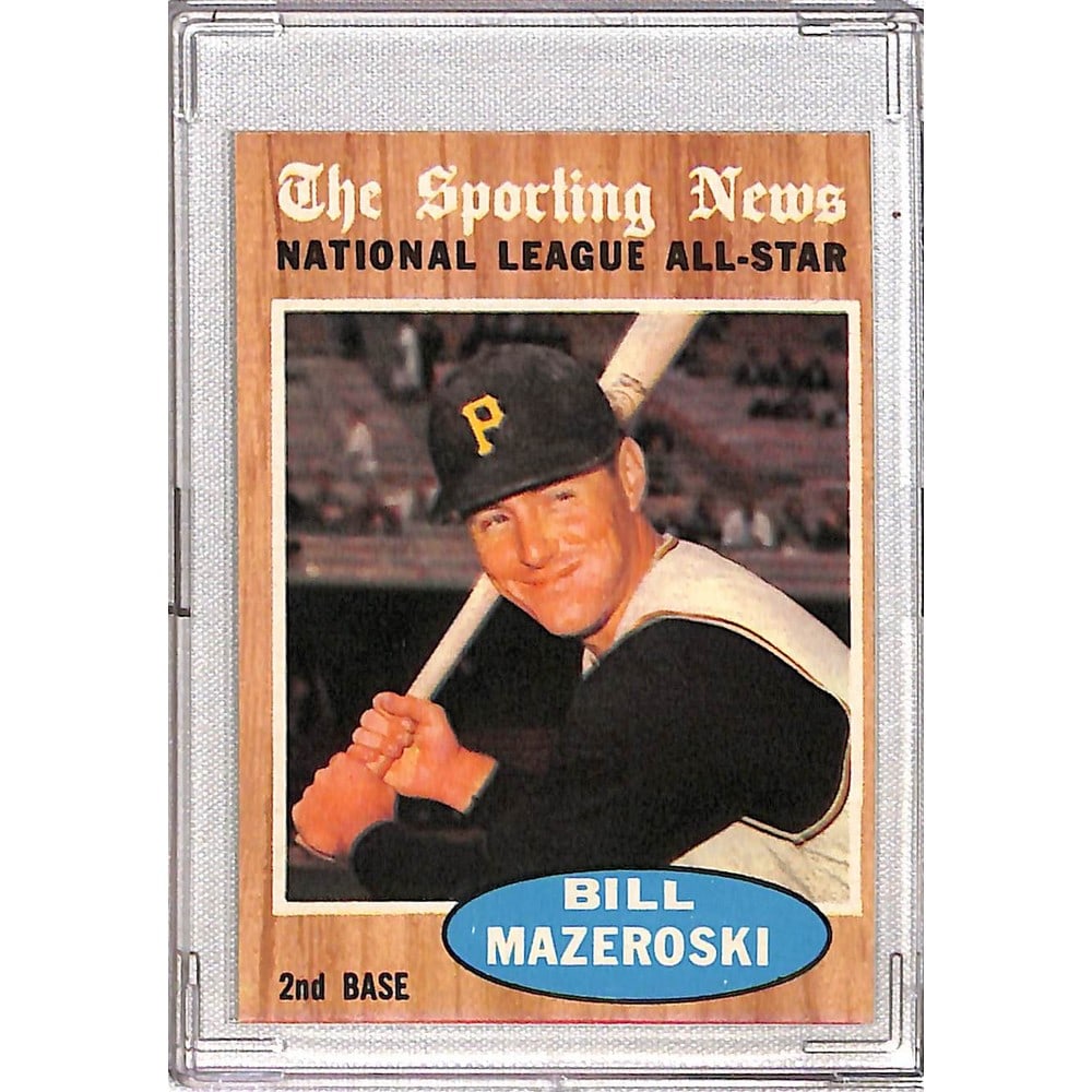 1962 Topps Bill Mazeroski Allstar (1 of 2)