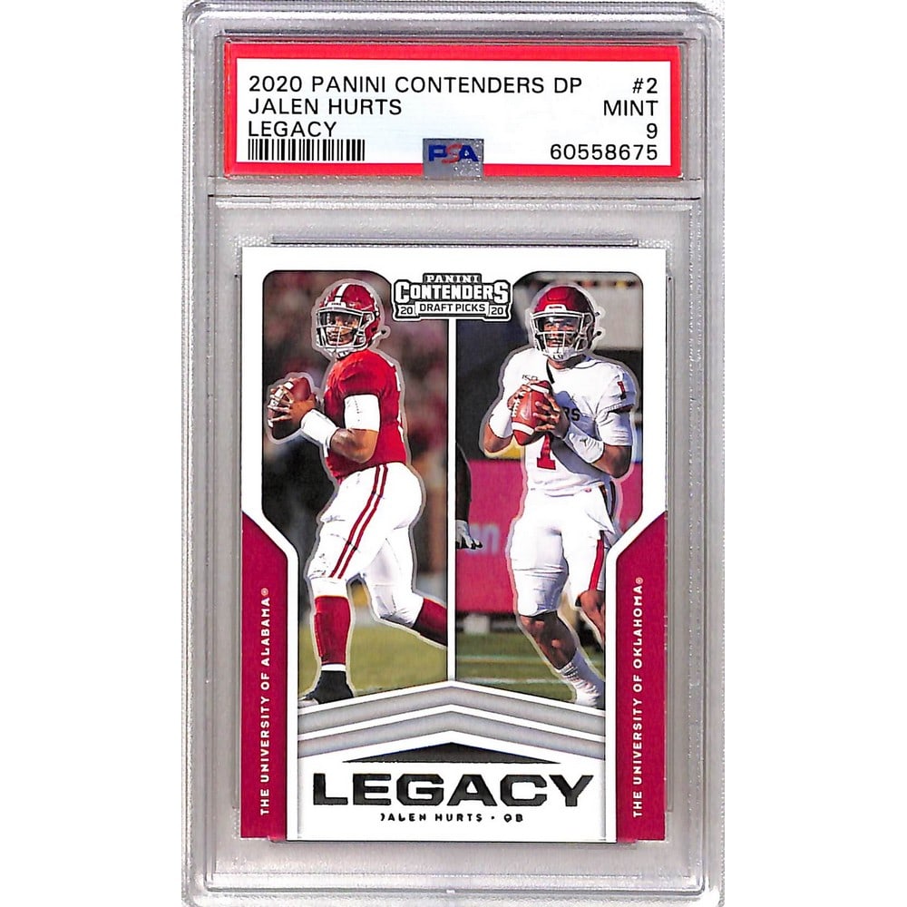 2020 Contenders Jalen Hurts Rookie Psa 9 (1 of 2)