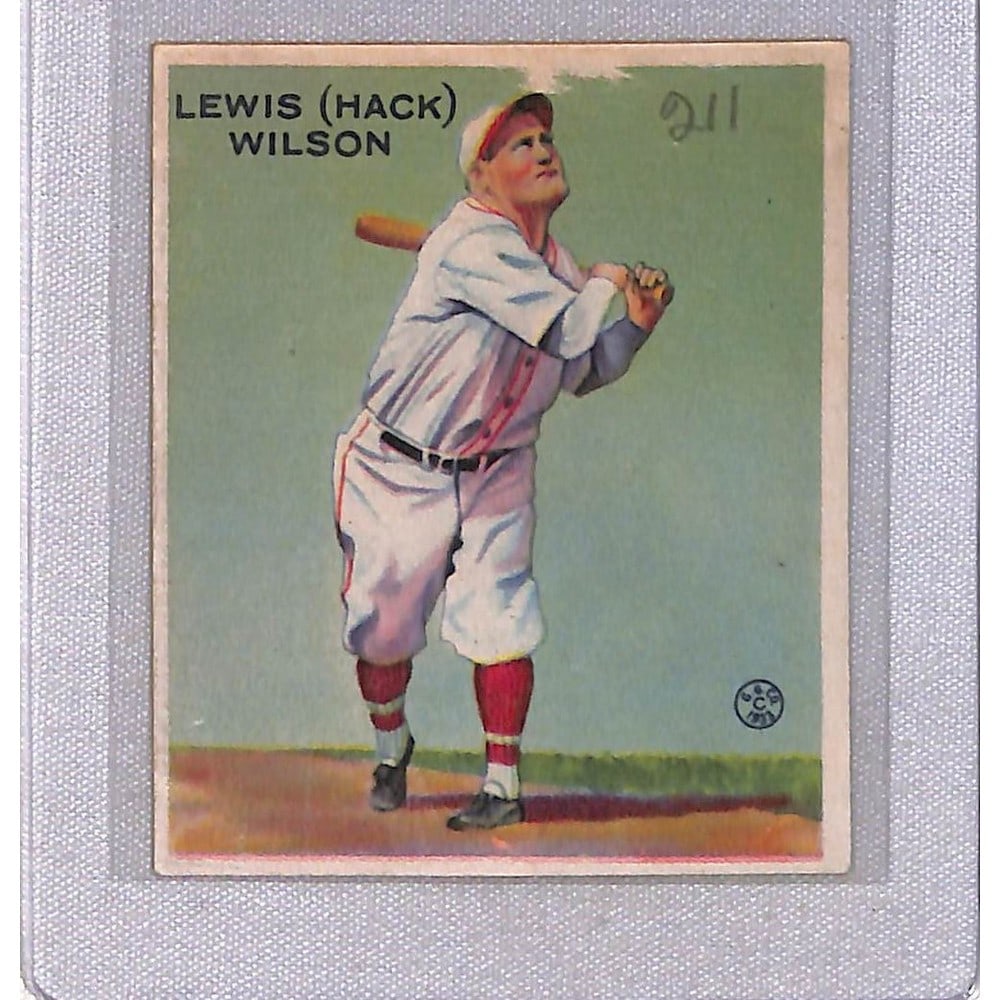 Low Grade 1933 Goudey Hack Wilson (1 of 2)