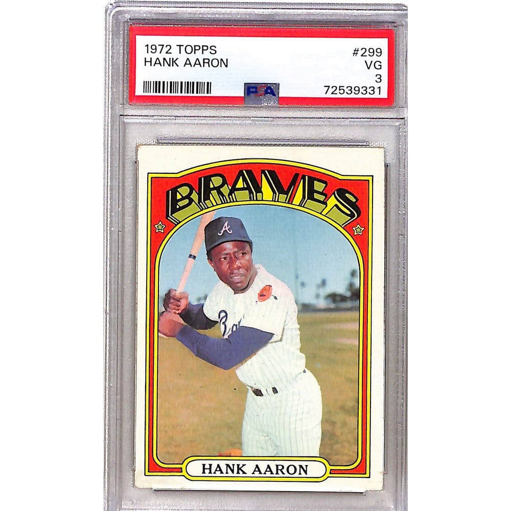 1972 Topps Hank Aaron Psa 3 (1 of 2)