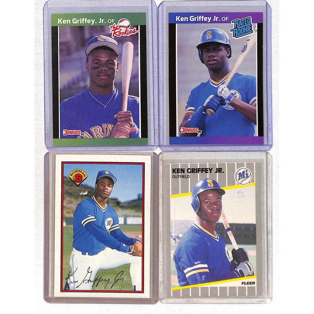 (4) Ken Griffey Jr. Rookies: (4) Ken Griffey Jr. Rookies