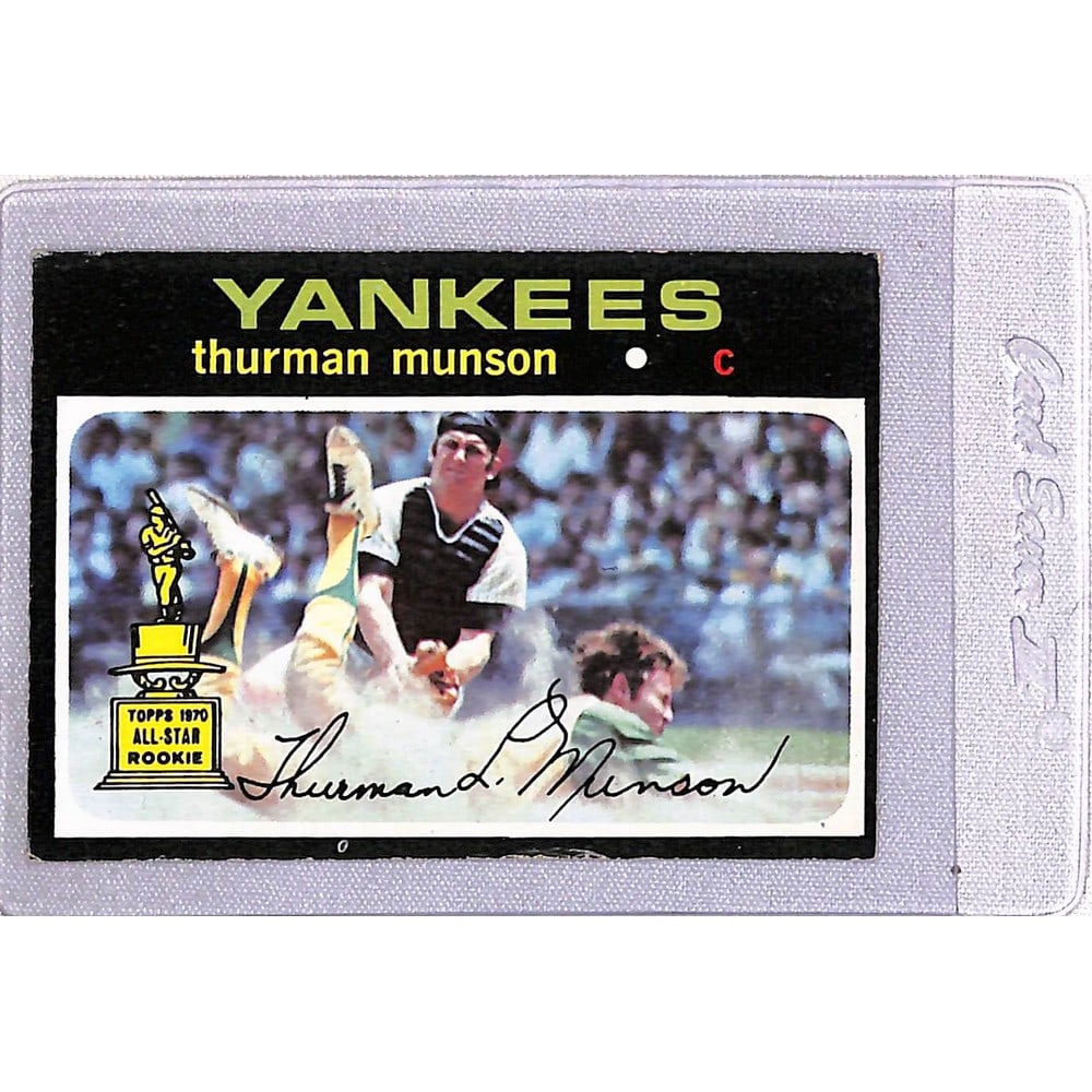 1971 Topps Thurman Munson (1 of 2)