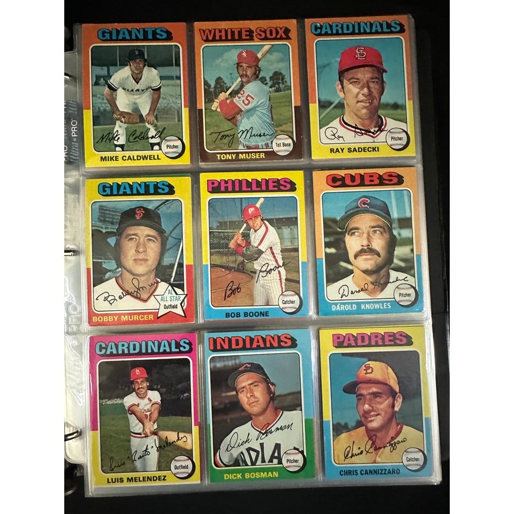 (627) 1975 Topps Baseball Starter Set (1 of 11)