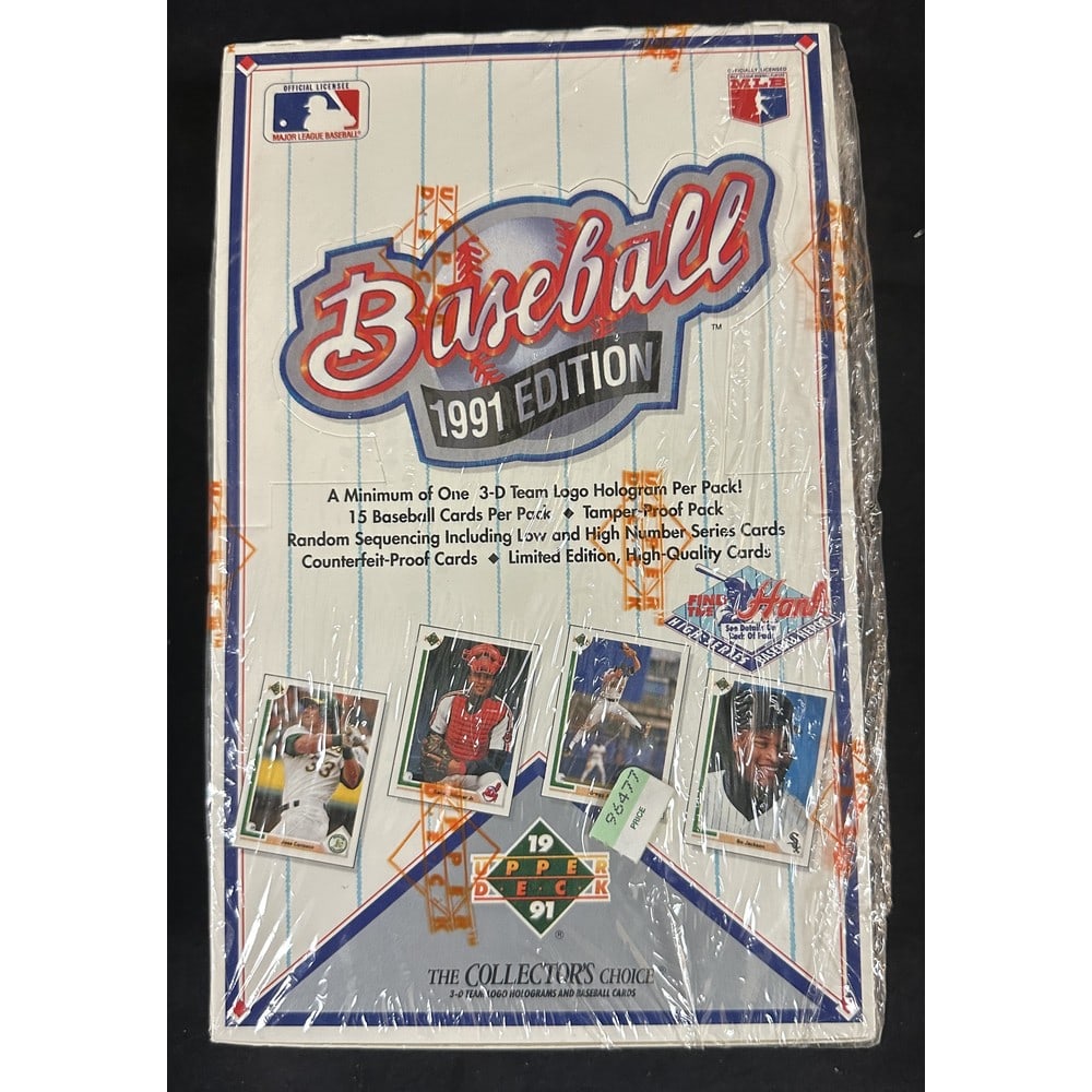 1991 Upper Deck Baseball Find The Hank Sealed Box (1 of 1)