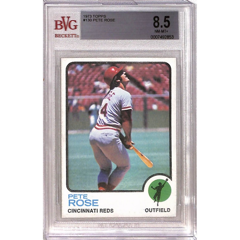 1973 Topps Pete Rose Bvg 8.5 (1 of 2)