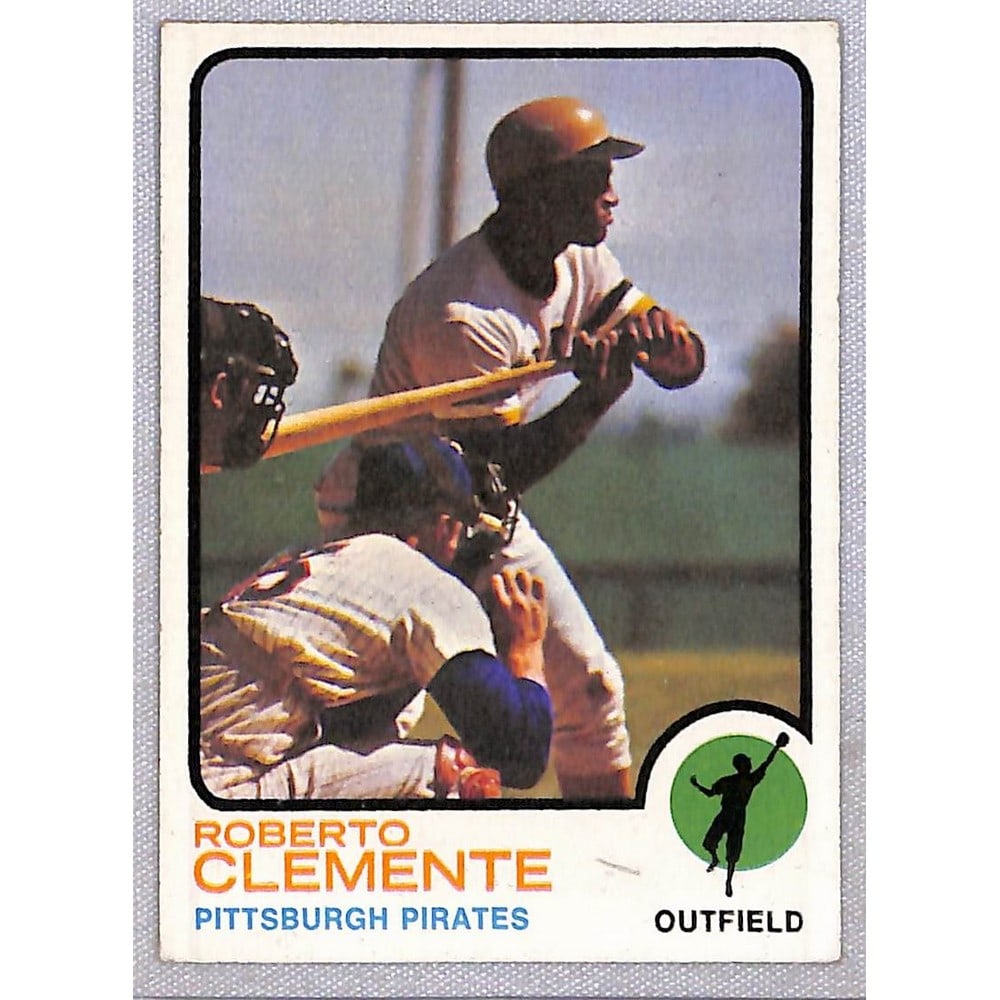 1973 Topps Roberto Clemente Vg (1 of 2)