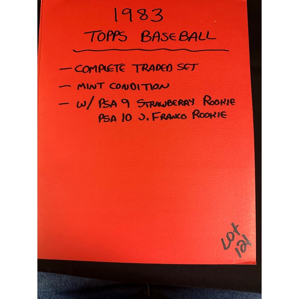 1983 Topps Traded Baseball Complete Set (1 of 3)