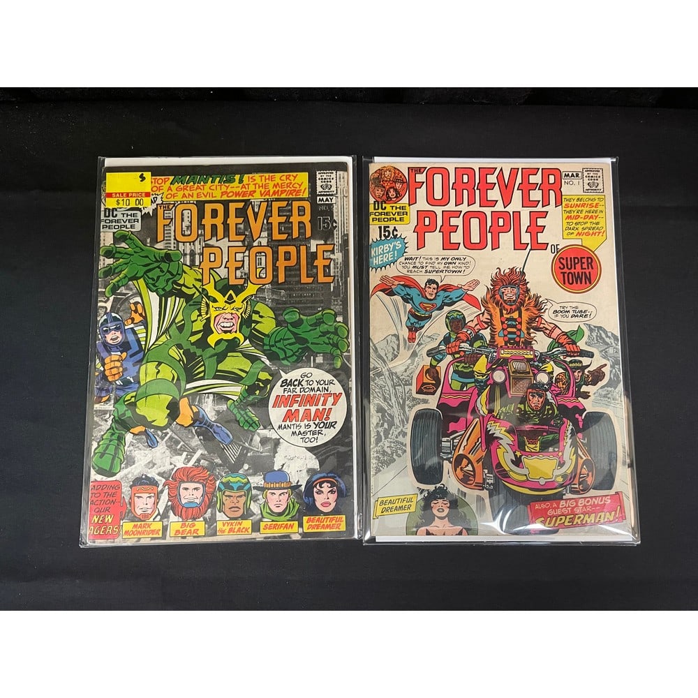 (5) Vintage Silver Age Forever People Comics (1 of 3)