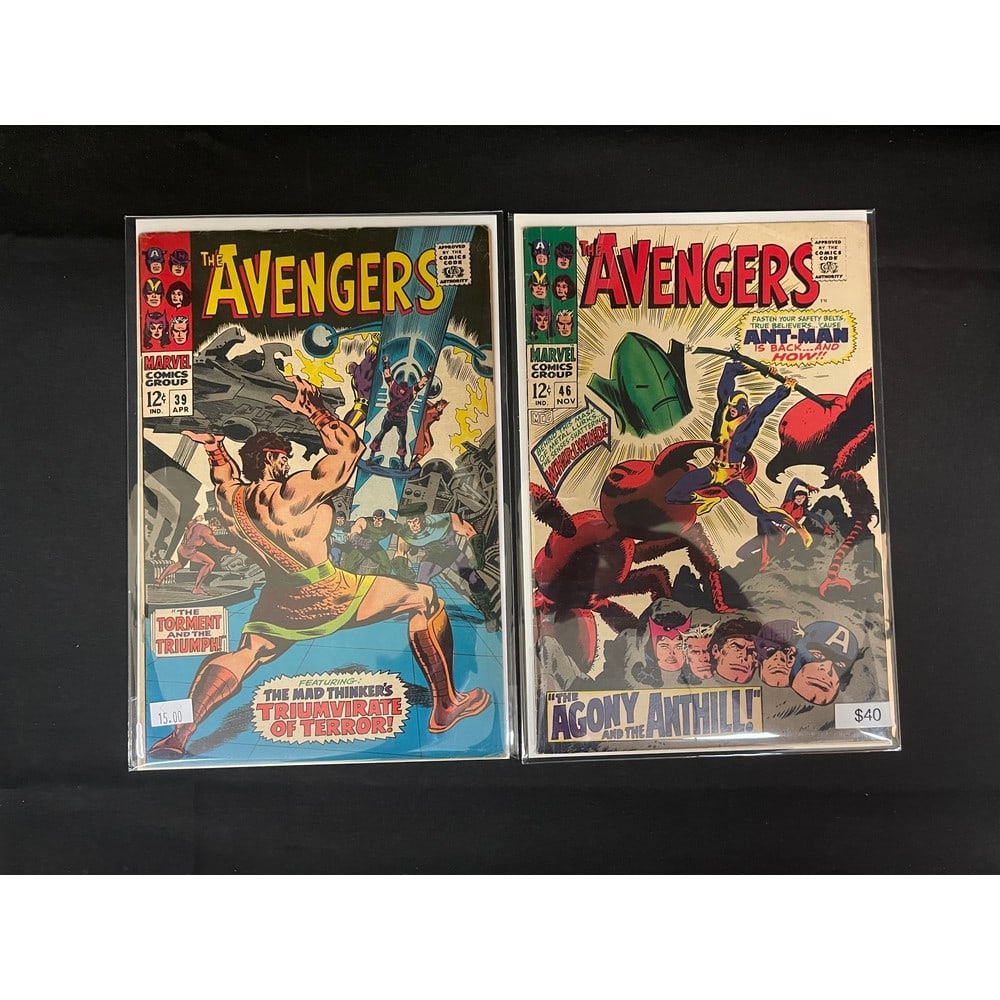 (13) Vintage Avengers Comic Books (1 of 7)