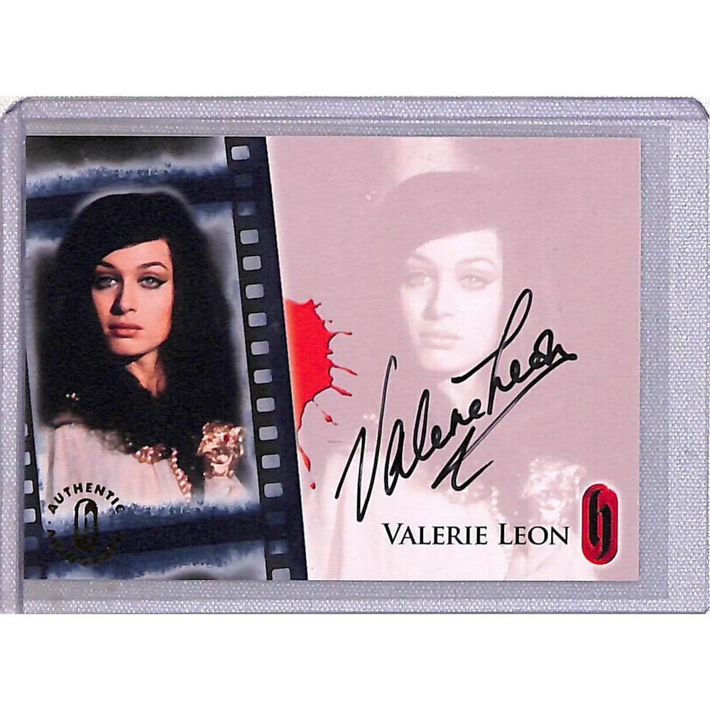 Valerie Leon Signed Actress Card (1 of 2)