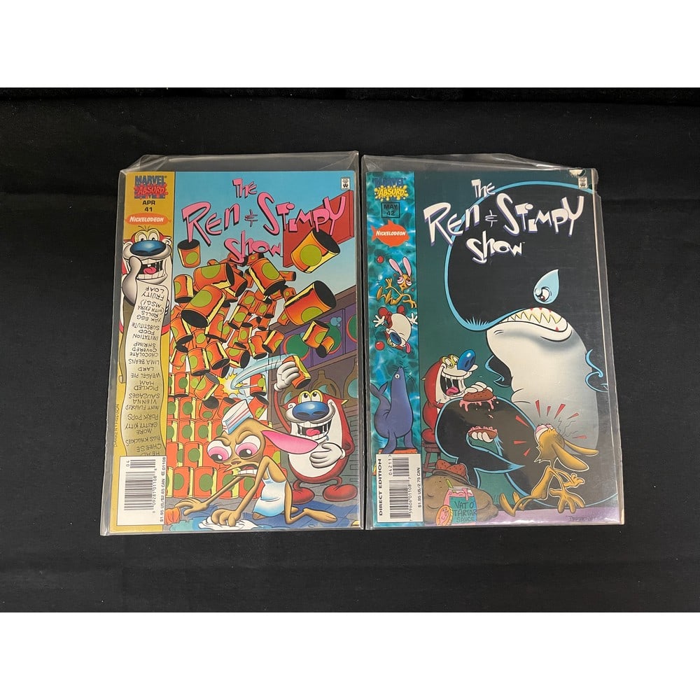 (10) Ren And Stimpy Comic Books: With Special Issues