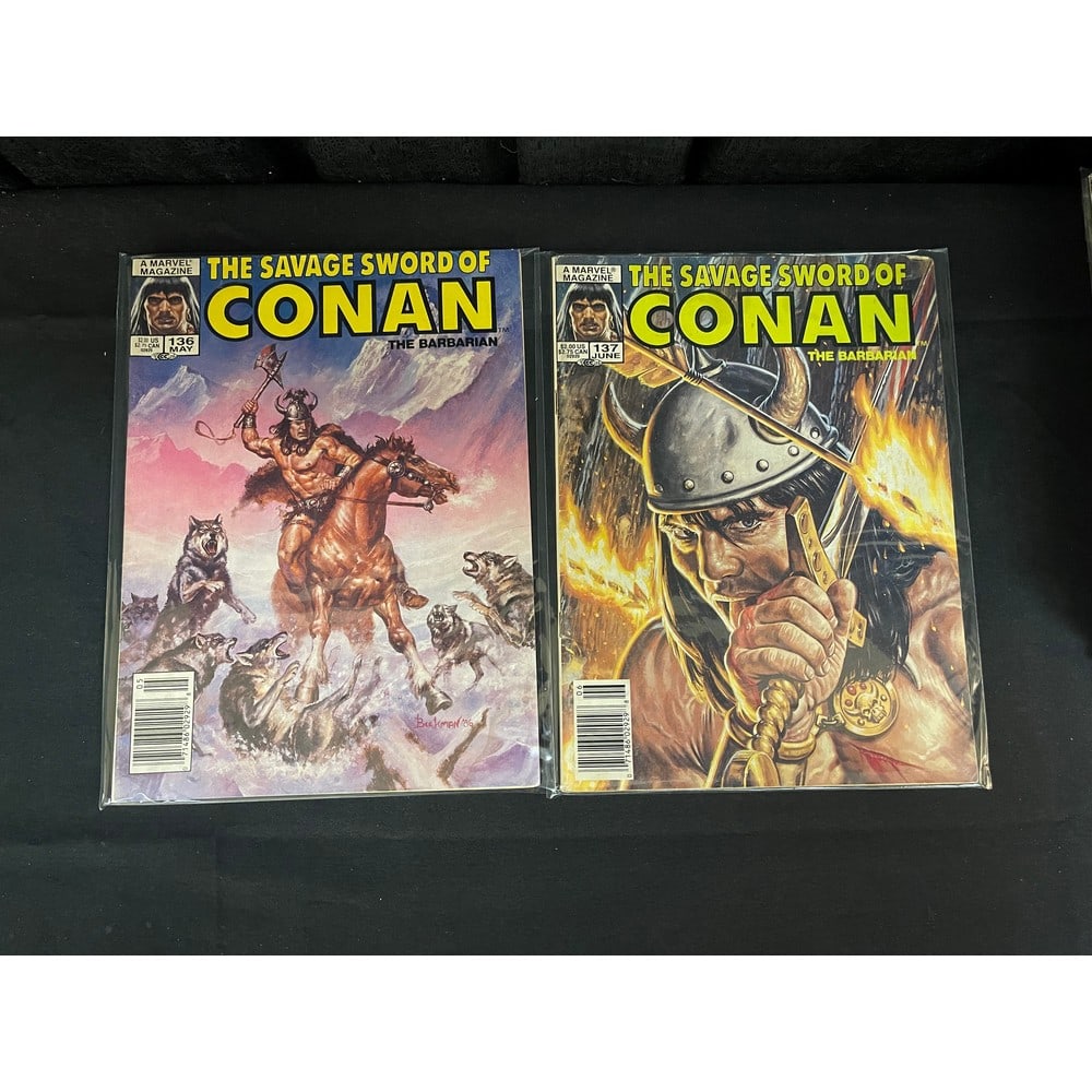 (70) Savage Sword Conan Comic Books (1 of 15)