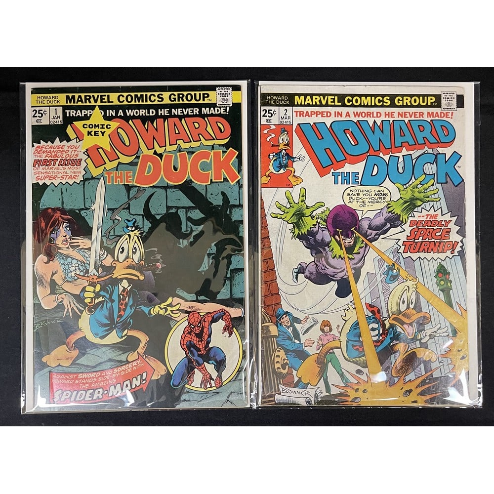 (14) Howard The Duck Comic Books: (14) Howard The Duck Comic Books