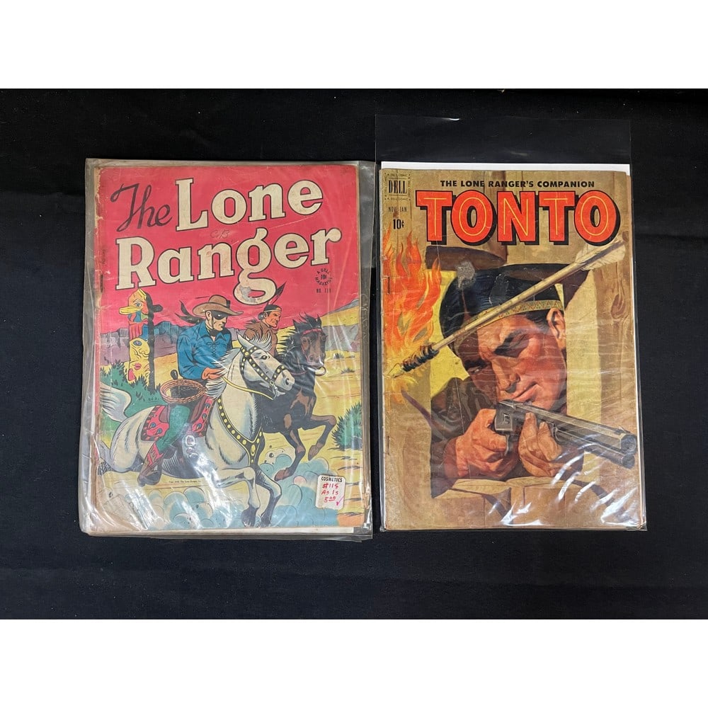 (10) Vintage Lone Ranger Comic Books (1 of 5)