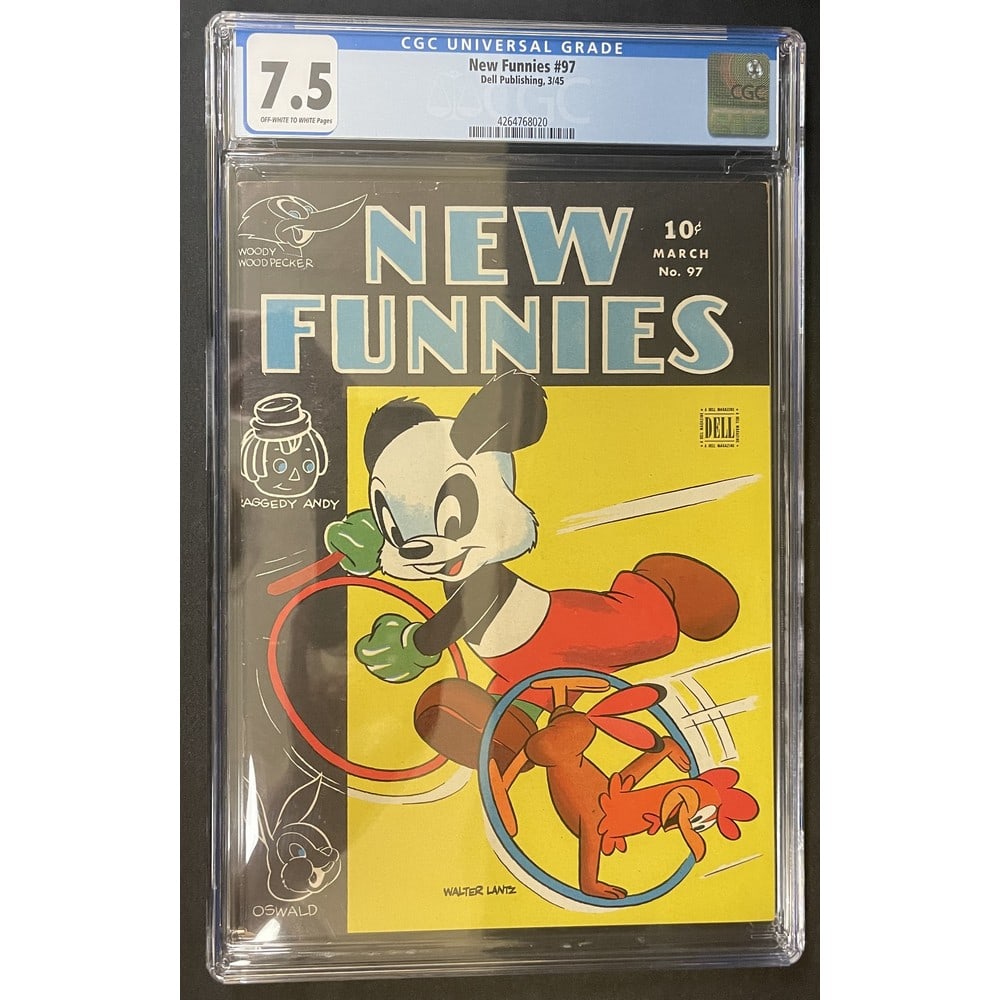 1945 Dell New Funnies #97 Cgc 7.5 (1 of 2)